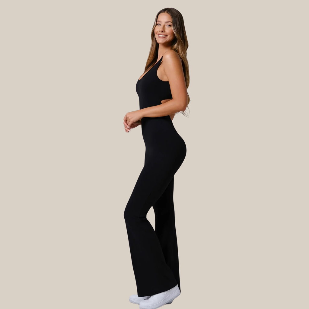 LuxeFlex Bodysuit | Black