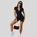 SculptZip Bodysuit | Black