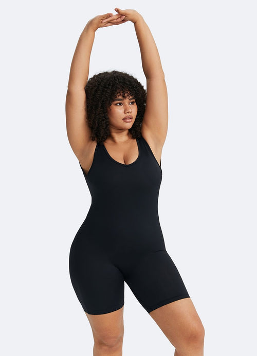CurveGlow Bodysuit | Black