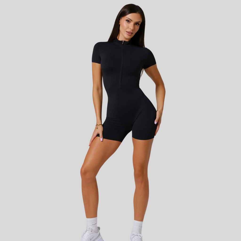 SculptZip Bodysuit | Black