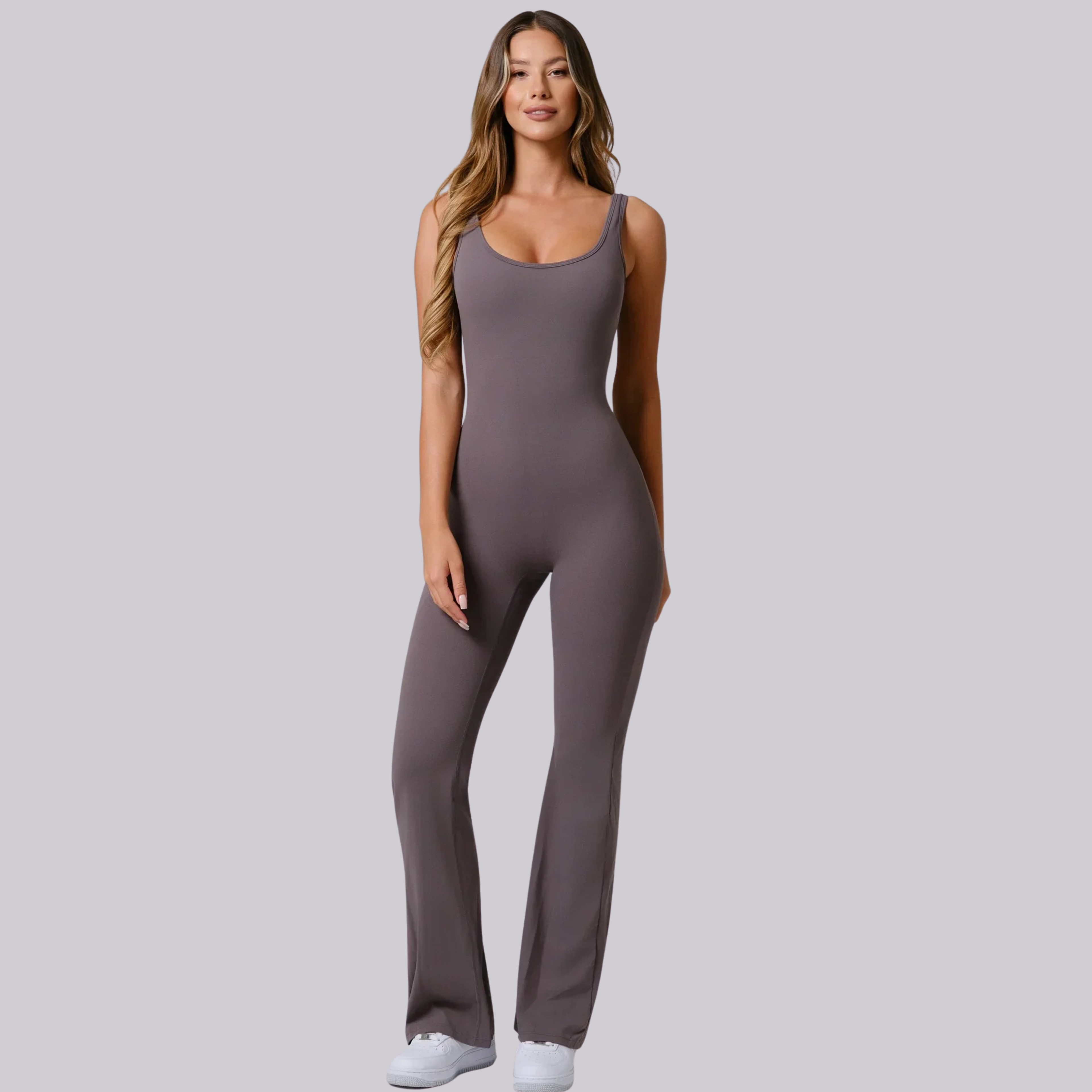 LuxeFlex Bodysuit | Grey