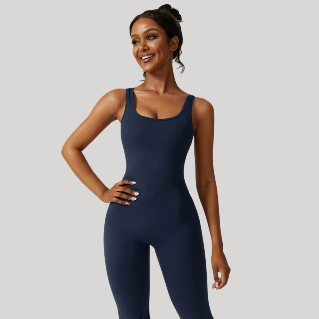 LuxeFlex Bodysuit | Navy