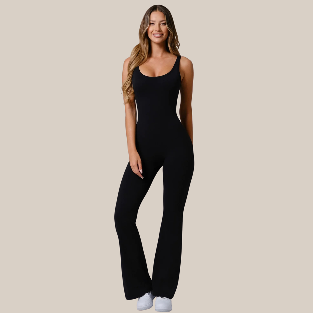 LuxeFlex Bodysuit | Black
