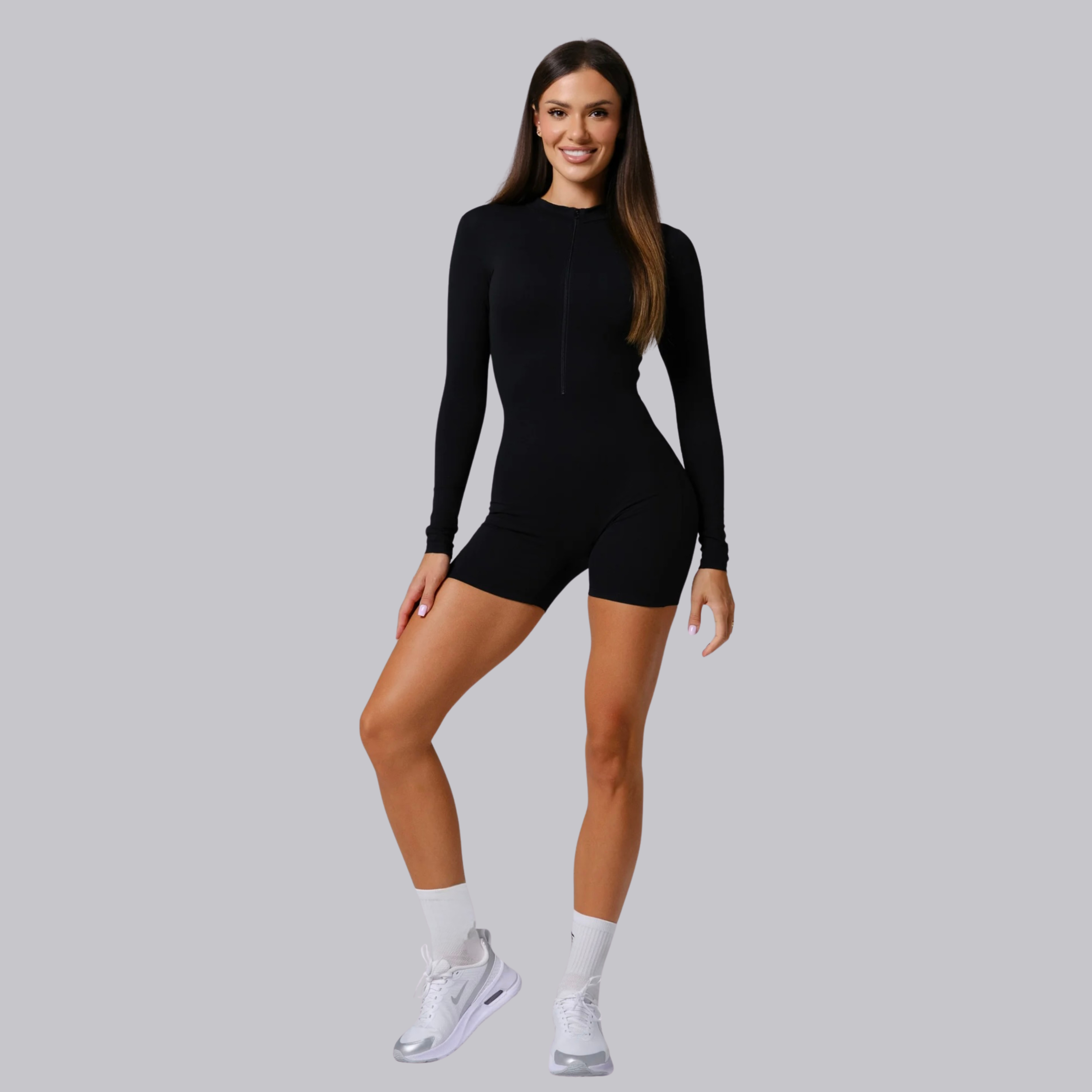 ZipFit Bodysuit | Black