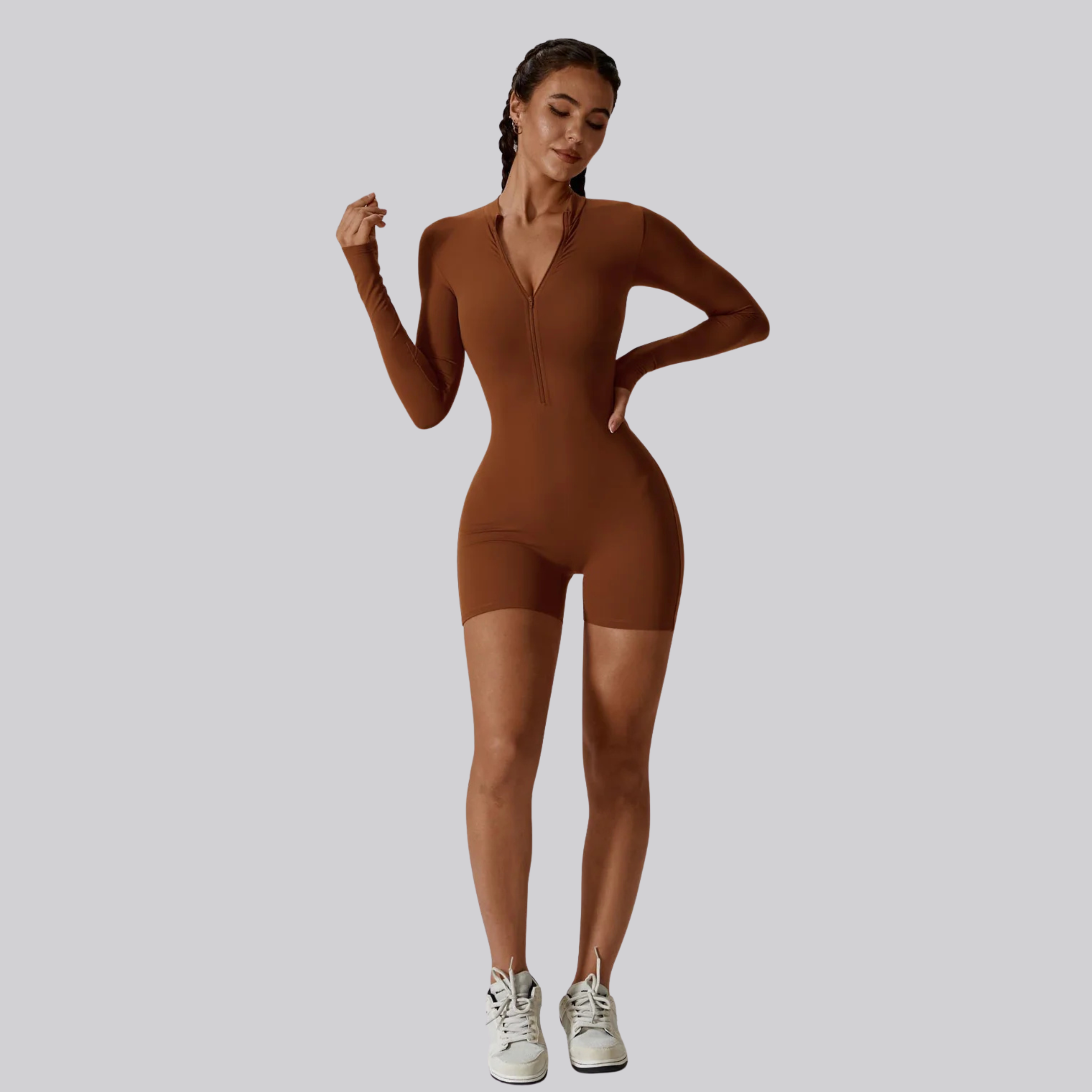 ZipFit Bodysuit | Bronze