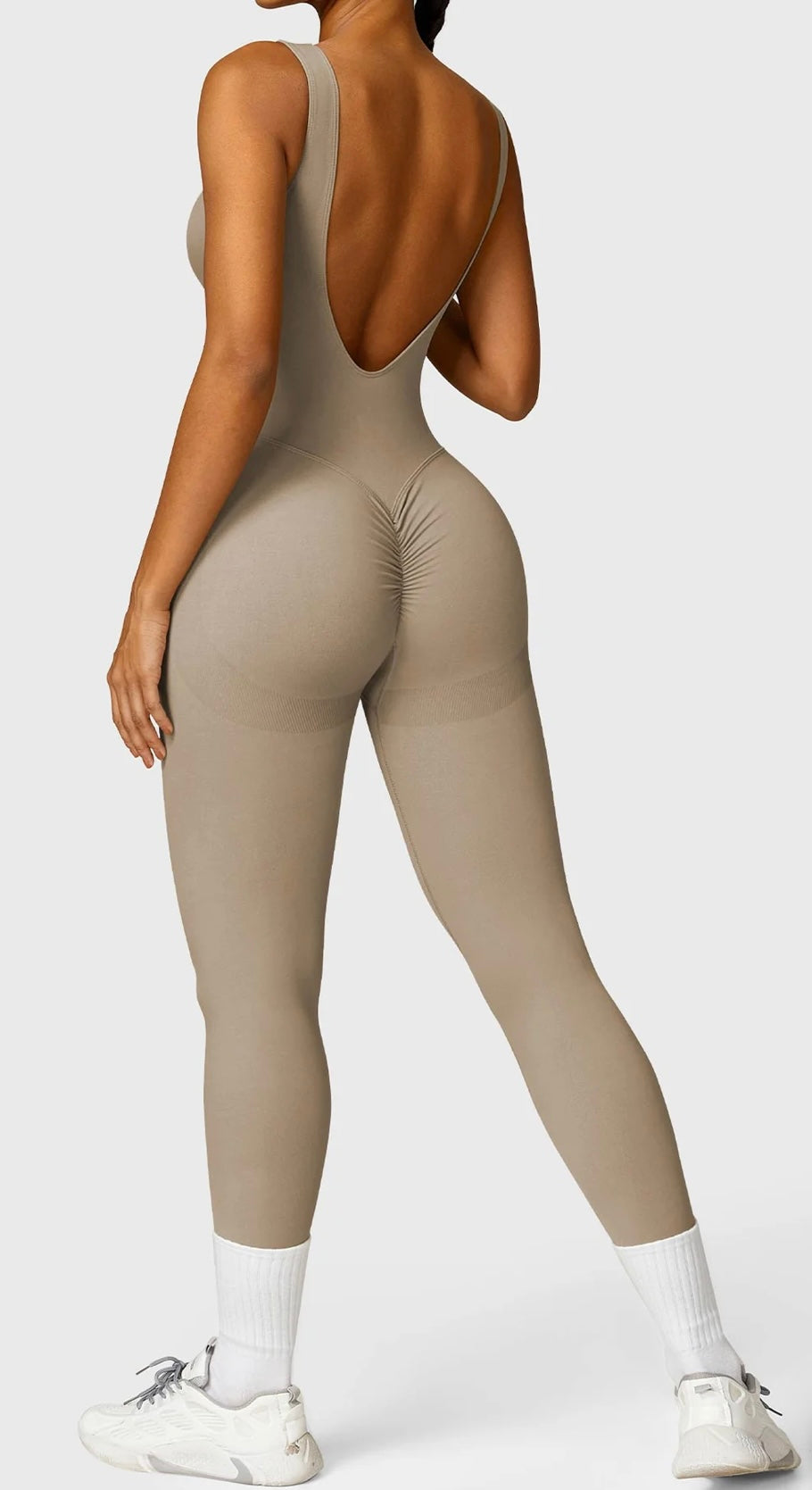 CurveFit Bodysuit | Beige
