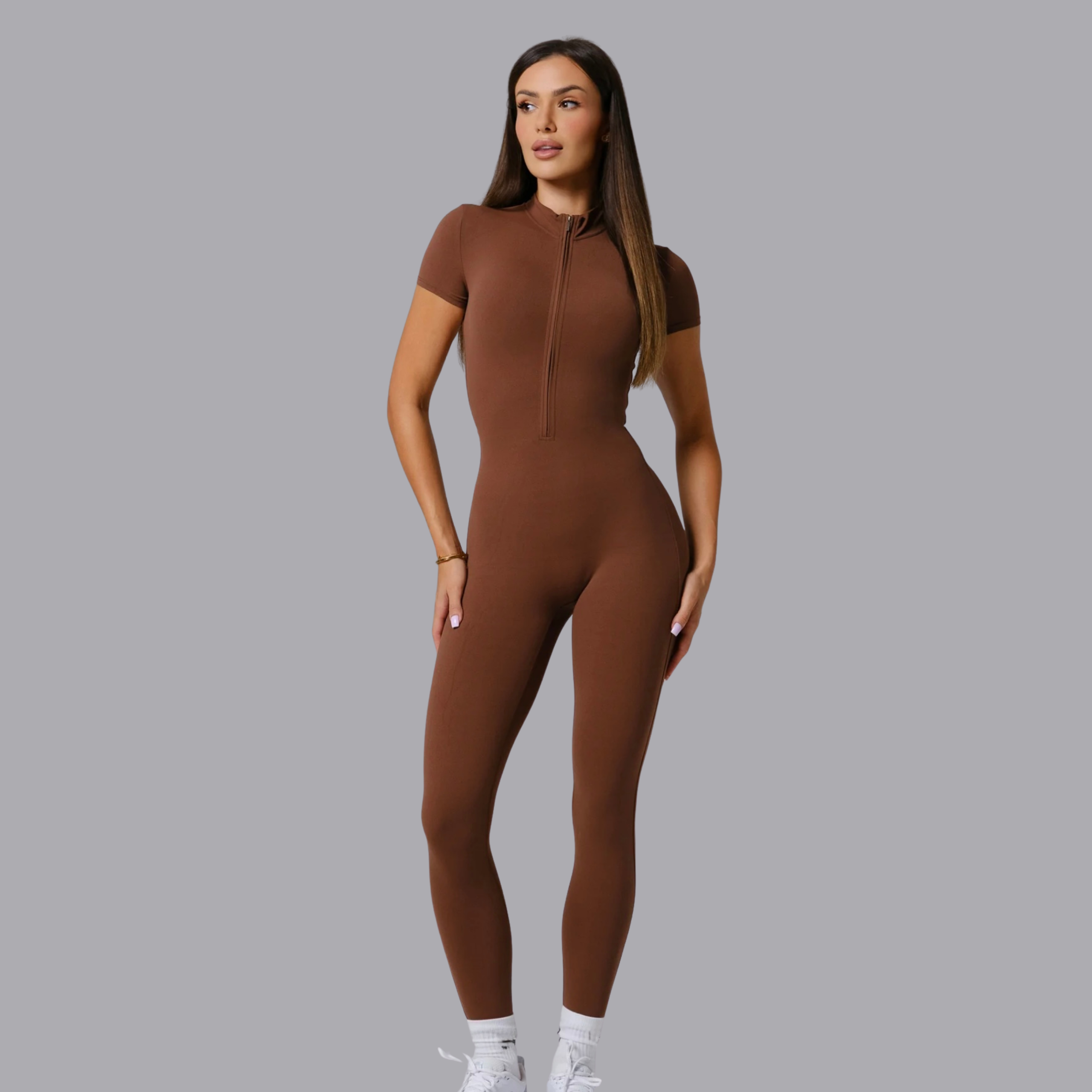 FlexiFit Bodysuit | Brown
