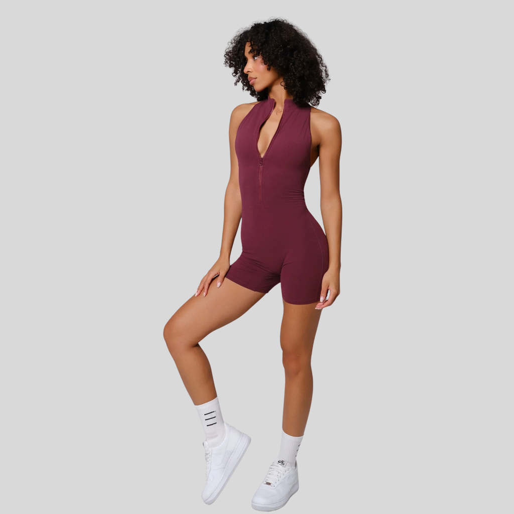 FlexAppeal Bodysuit | Wine