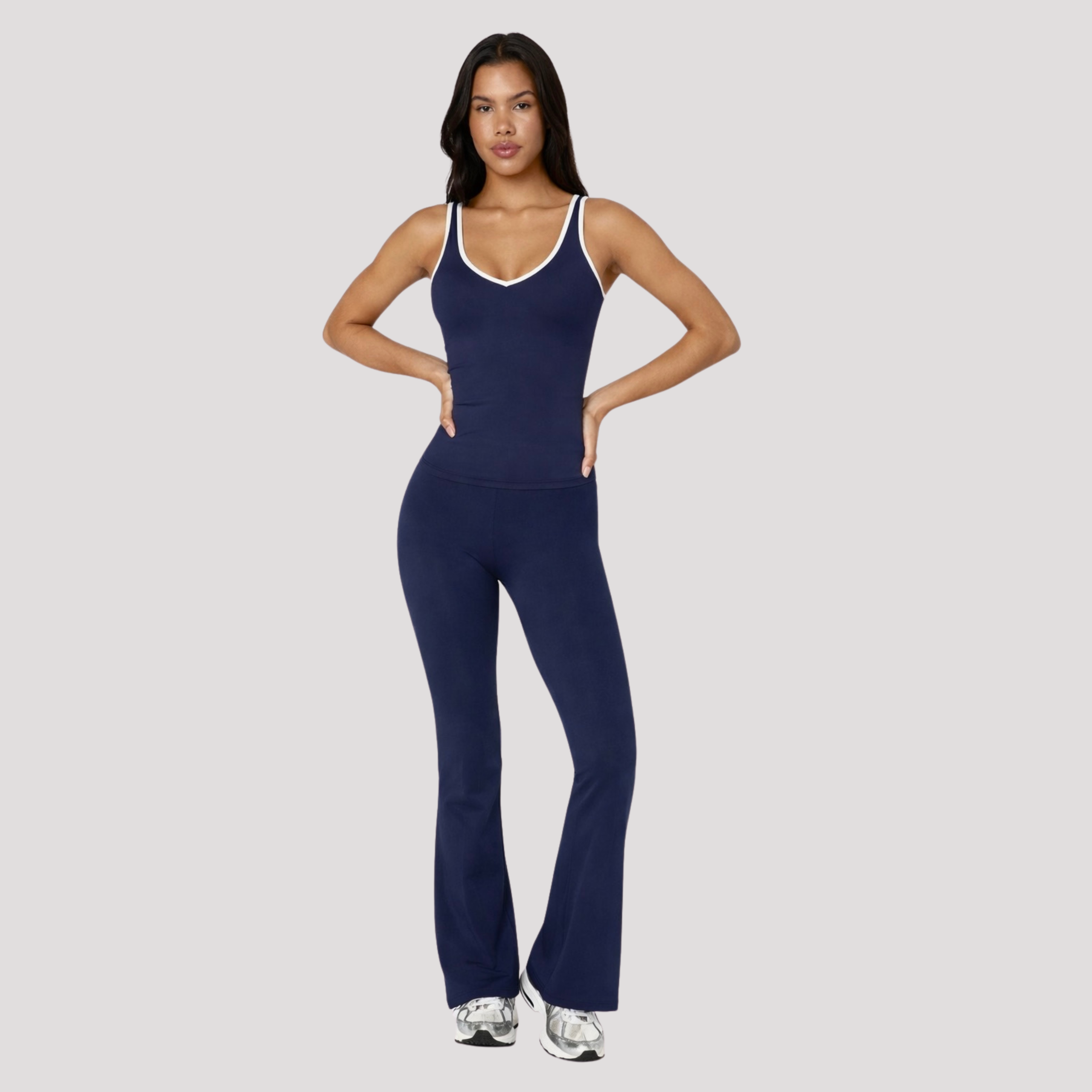 Sculpt Seamless Flare Set | Set of 2 - Navy